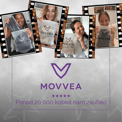 MOVVEA 3D Legginsy Ciemnoszare